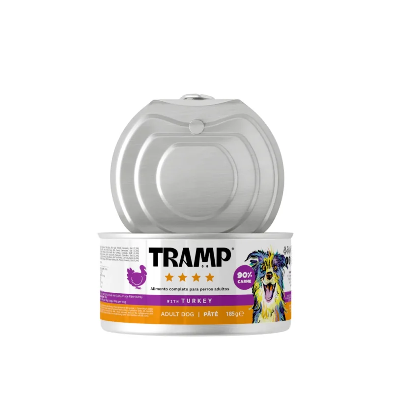 Paté para perro adulto con Pavo