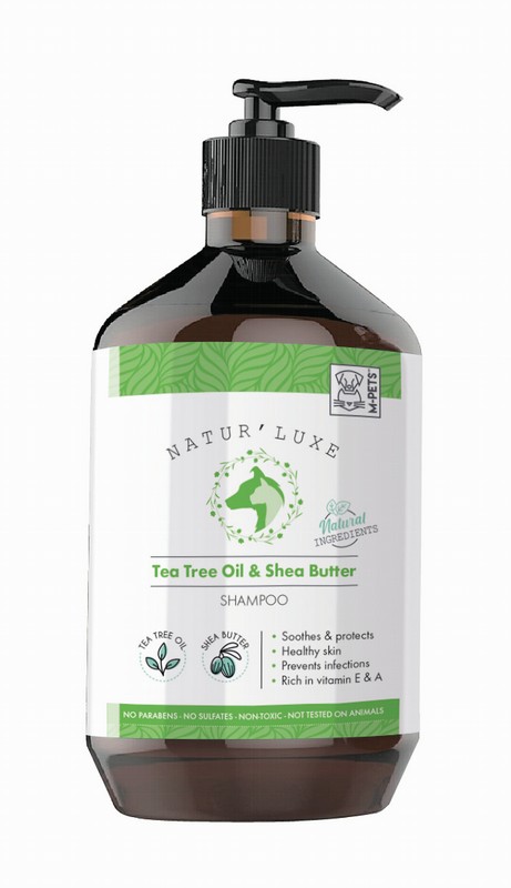 Champú NATUR'LUXE Aceite Arbol te /Manteca carité para Perros
